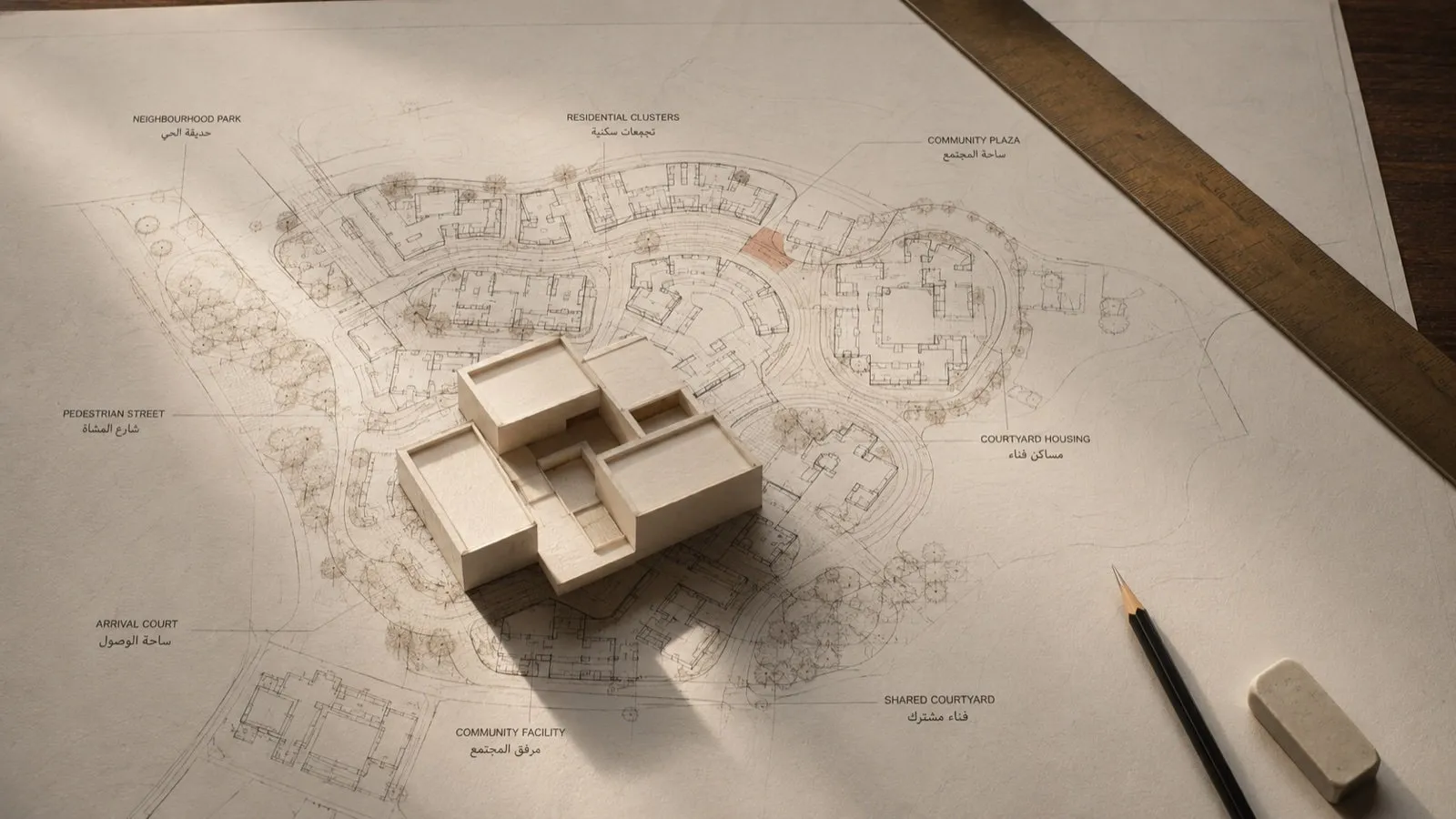 Real estate brand language, from masterplan to onsite