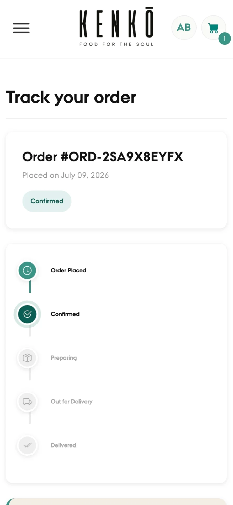 Live tracking